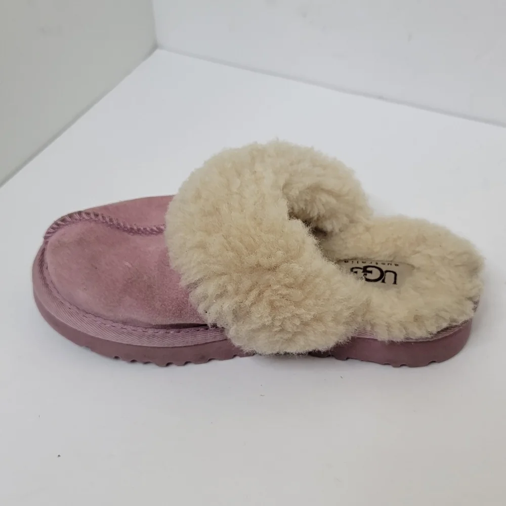 Ugg Slippers Kids Pink Size 11 Leather